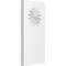 Ekena Millwork Standard Foster Flower Plinth Block With Square Edge, 4"W x 8"H x 1/2"P PBP040X080X050FOS09 - alternate 1